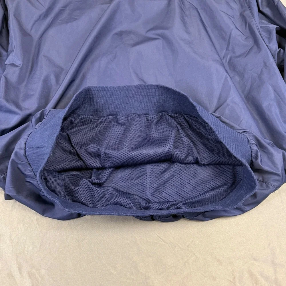 Polo Golf Ralph Lauren Mens XL Navy Blue Windbreaker Pullover Mesh Lined Crest